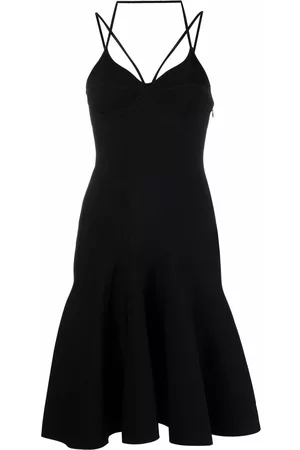 Alexander McQueen Fluted mini dress