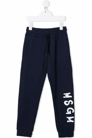 Msgm Logo-print tapered track pants