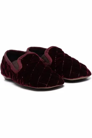 PèPè Velvet-effect slippers