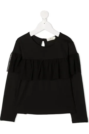 Le pandorine Frilled tulle sweatshirt