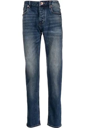 Emporio Armani Mid-rise straight-leg jeans