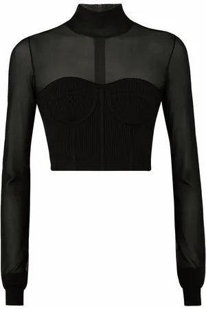 Dolce & Gabbana Cropped bustier jumper