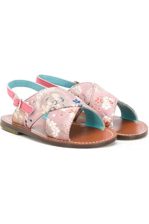 PèPè Buckled floral sandals