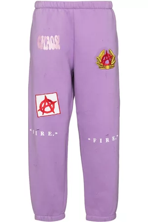 Natasha Zinko Fire wide leg track trousers