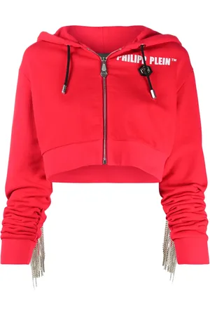 Philipp Plein Crystal-fringe hoodie