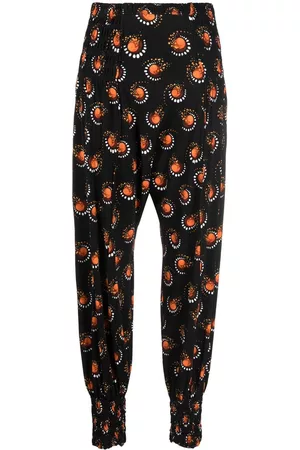 Paco rabanne Patterned elasticated trousers