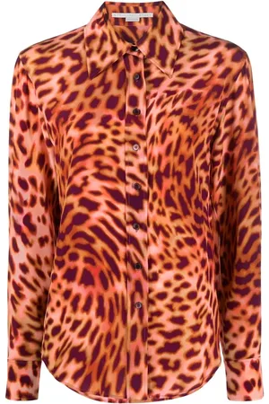 Stella McCartney Leopard-print silk shirt