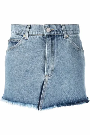 Natasha Zinko Washed denim skirt
