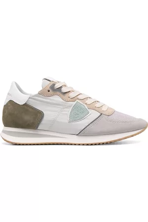 Philippe model Women Designer sneakers - Tonal leather panelled trainers