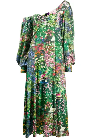 Natasha Zinko Floral-print asymmetric dress