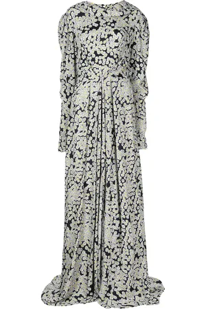Natasha Zinko Daisy-print floor-length dress