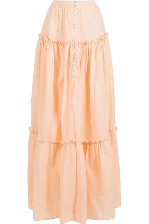 Olympiah Saia tiered maxi skirt