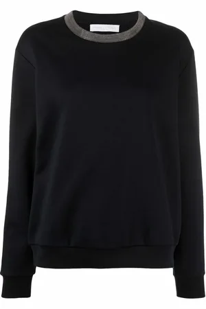 Fabiana Filippi Ball-chain neckline sweatshirt