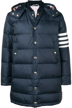 Thom Browne 4-bar Matte Nylon Coat
