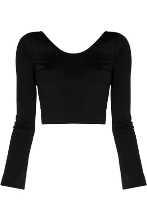 Natasha Zinko Zip-up corset crop top