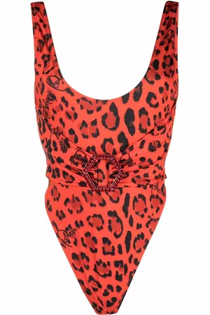 Philipp Plein Leopard-print swimsuit