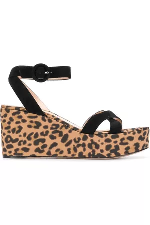 Gianvito Rossi Leopard print sandals