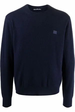 Acne Studios Face-patch wool jumper