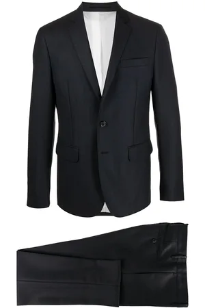 Dsquared2 Two-piece chevron wool twill suit