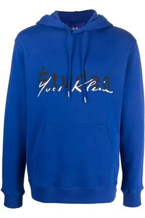 Etudes Logo-print organic-cotton hoodie