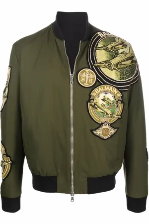 Balmain Multi-badge pilot jacket