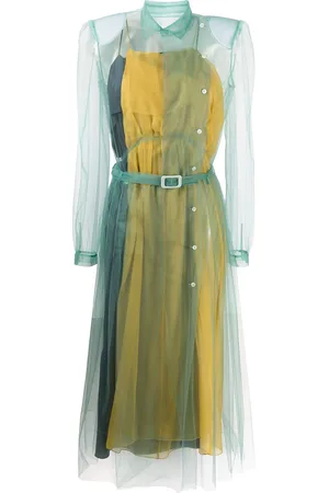 Maison Margiela Sheer layered midi dress