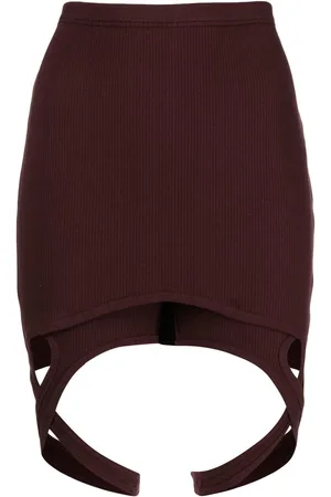 DION LEE Double Lock mini skirt