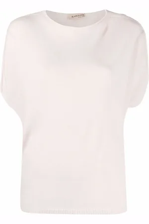BLANCA Fine-knit T-shirt