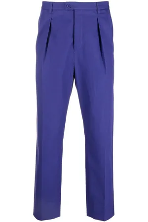 Saint Laurent High-waisted tailored cropped trousers