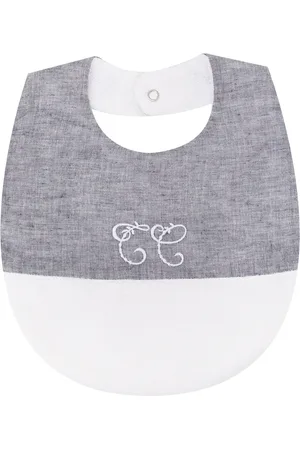 Tartine Et Chocolat Embroidered cotton-blend bib