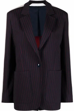 Palm Angels Striped single-breasted blazer