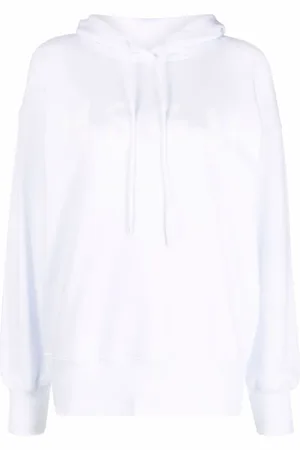Msgm Tonal logo print hoodie
