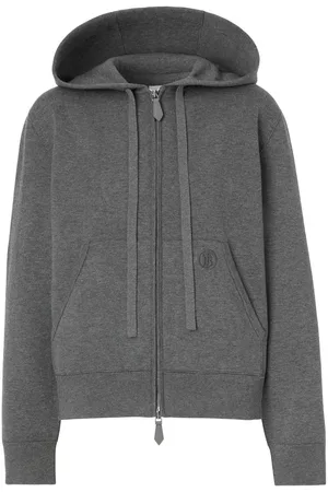 Burberry Embroidered monogram hoodie