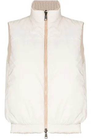 Brunello Cucinelli Funnel-neck cashmere gilet