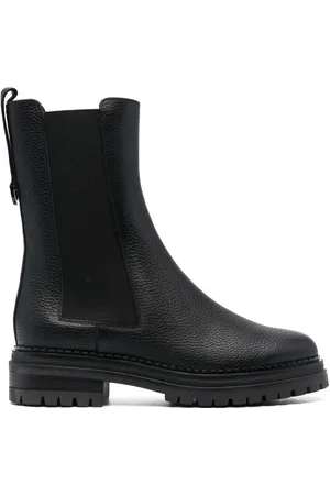Sergio Rossi Chunky-sole leather boots