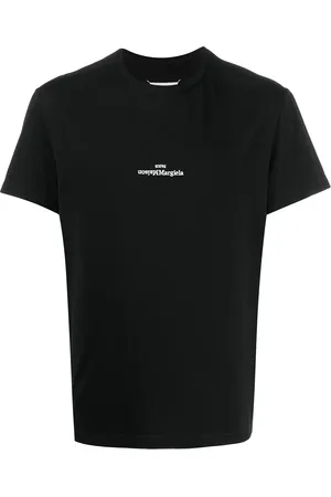 Maison Margiela Distorted-logo cotton T-shirt