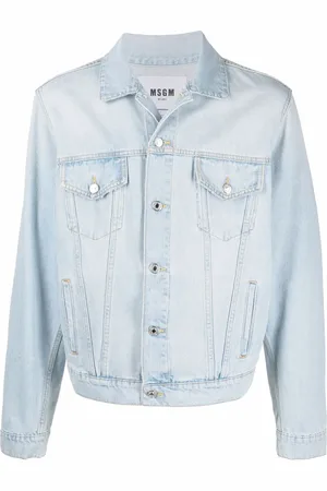 Msgm Logo patch denim jacket