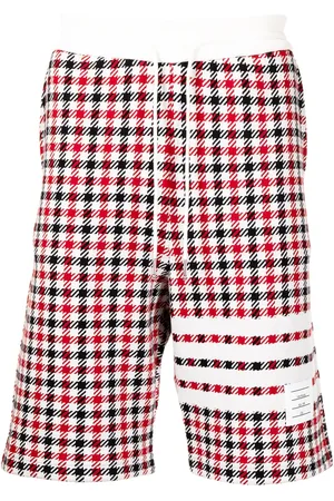 Thom Browne 4-Bar stripe checked shorts