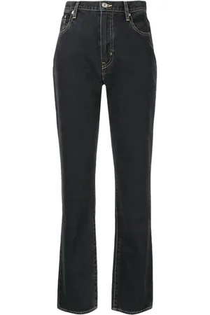 Kenzo Logo-patch slim-cut jeans