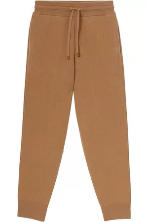 BURBERRY: Madge pants in grain de poudre wool - Beige