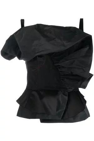 Maison Margiela Sleeveless ruffled top