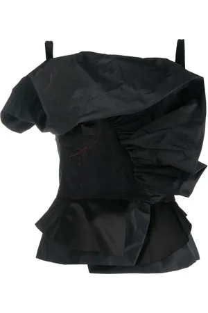 Maison Margiela Sleeveless ruffled top