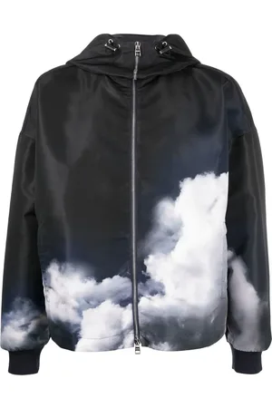 Alexander McQueen Storm Sky-print hooded jacket
