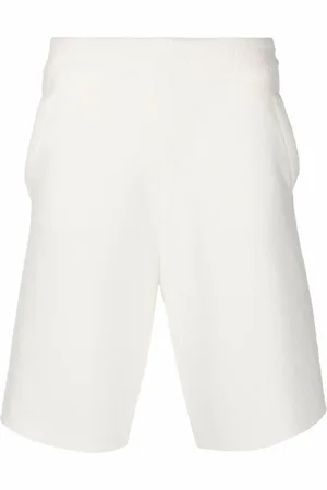 Maison Margiela Wool stripe detail track shorts
