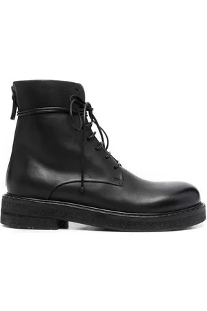 MARSÈLL Lace-up leather ankle boots
