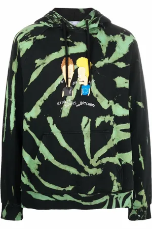 Etudes Graphic print tie-dye hoodie
