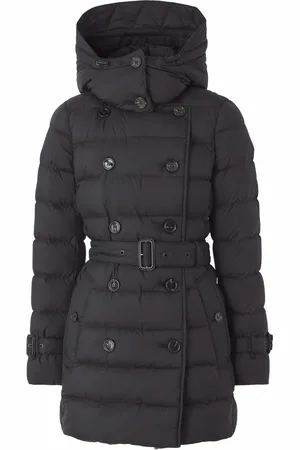 Burberry Detachable-hood padded coat