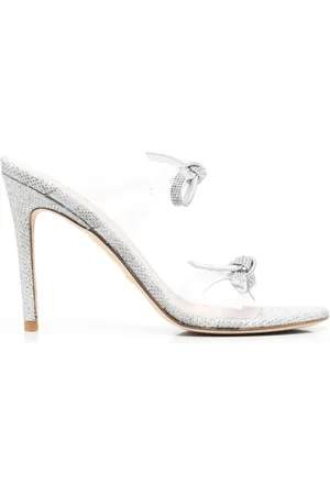 Stuart Weitzman Embellished-bow detail 115mm sandals