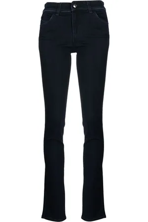 Emporio Armani High-waisted slim-cut trousers