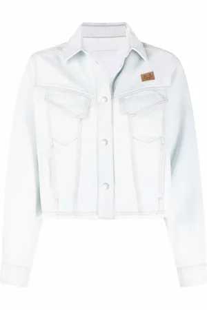 Kenzo K-Tiger cropped denim jacket